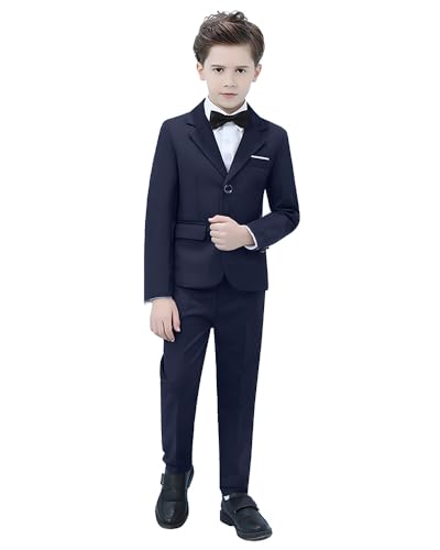 Yavakoor Boys Slim Fit Suits Formal Wedding Dresswear for Kids